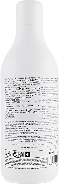 Moisturizing Shampoo with Herbal Extracts - Helen Seward Emulpon Salon Hydrating Shampoo — photo N2