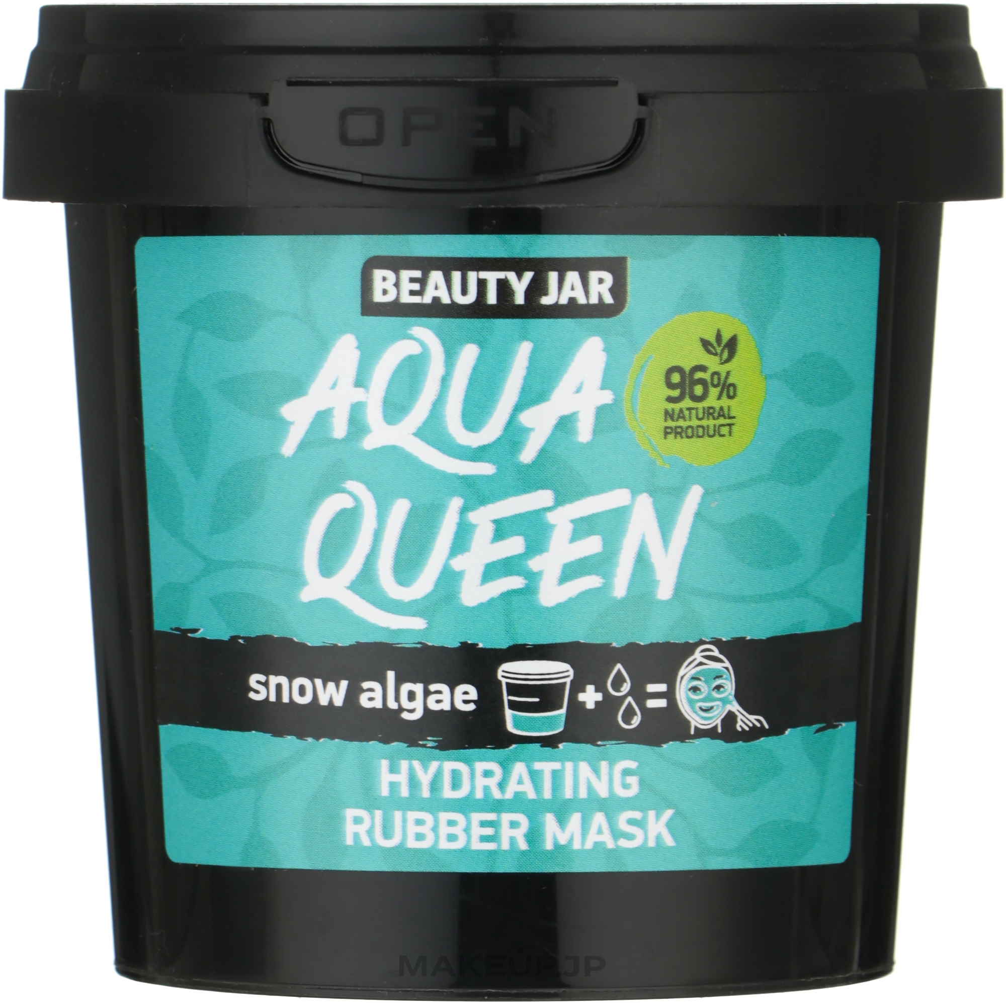 Hydrating Peel-Off Face Mask with Algae Extract - Beauty Jar Face Care Aqua Queen Rubber Mask — photo 20 g