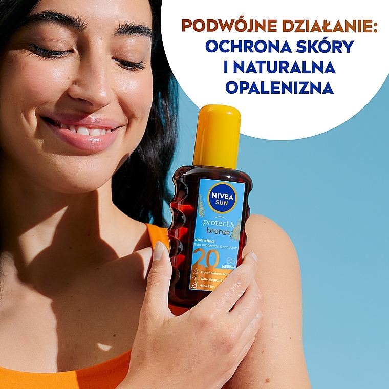 Sun Protective Oil - NIVEA Sun Care Protect & Bronze Oil SPF 20 — photo N4