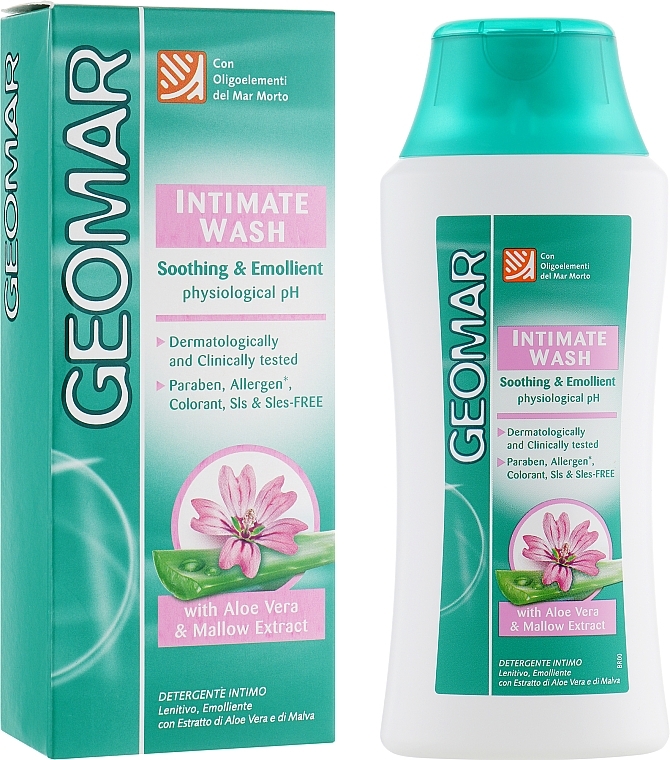 Intimate Wash with Aloe Vera & Mallow Extract - Geomar Intimate Wash — photo N1