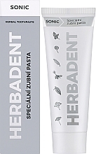 歯磨き粉「ソニック for 電動ブラシ」 - Herbadent Sonic Special Toothpaste	 — photo N2