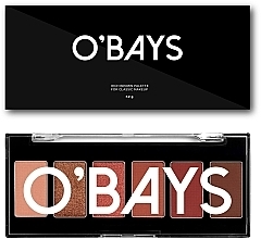 Fragrances, Perfumes, Cosmetics Classic Eyeshadow Palette - O’BAYS Rich Brown Palette