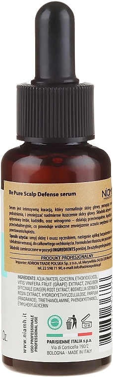 Soothing Hair Serum - Niamh Hairconcept Be Pure Scalp Defence Serum — photo N2