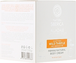 Fragrances, Perfumes, Cosmetics Lifting Body Cream - Natura Siberica Wild Thistle Natural Body Cream