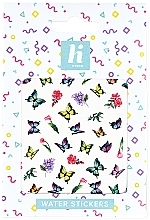 Water Nail Stickers "Butterfly" - Hi Hybrid Butterfly Water Nail Sticker — photo N1