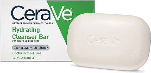 Cleansing Face & Body Soap - CeraVe Hydrating Cleanser Bar — photo N1