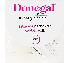 Fake Nails Set - Donegal Nail Tips & Glue — photo N2