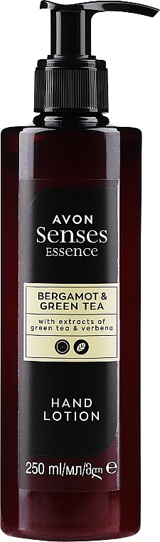 Bergamot & Green Tea Hand Lotion - Avon Senses Essence Bergamot & Green Tea Hand Lotion — photo N1