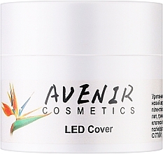 Single-Phase Nail Extension Gel - Avenir Cosmetics LED Cover Gel — photo N1