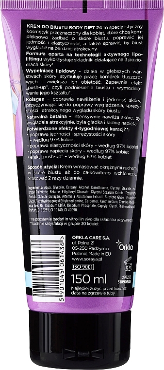 Firming Bust Cream - Soraya Body Diet 24 Bust cream — photo N2