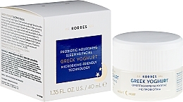 Fragrances, Perfumes, Cosmetics Night Greek Yoghurt Cream Mask - Korres Greek Yoghurt Probiotic Nourishing Sleeping Facial