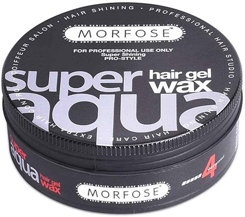 Hair Styling Wax - Morfose Super Aqua Gel Wax — photo N1