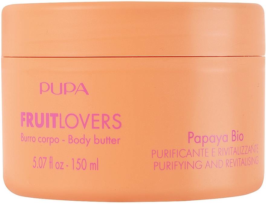 Papaya Body Butter - Pupa Fruit Lovers Papaya Organic Body Butter — photo N1