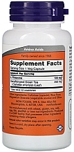 Dietary Supplement "L-Theanine", 100mg - Now Foods L-Theanine Veg Capsules — photo N17
