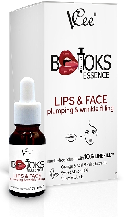 Face & Lips Wrinkle Filling Botox Essence with 10% Linefill - VCee Botoks Essence Lips & Face Plumping & Wrinkle Filling With 10% Linefill — photo N1