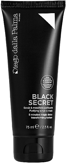 Purifying Scrub To Mask - Diego Dalla Palma Black Secret Purifying Scrub To Mask — photo N1