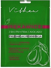 Fragrances, Perfumes, Cosmetics Moisturizing Hand Mask with Avocado Extract - Vithea