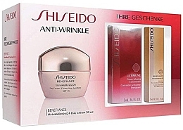 Fragrances, Perfumes, Cosmetics Set - Shiseido Benefiance WrinkleResist24 Day Set (d/f/cr/50ml + eye/cr/mini/5ml + f/cr/mini/5ml)