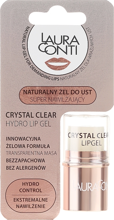 Moisturizing Lip Gel - Laura Conti Crystal Clear Hydro Lip Gel — photo N1