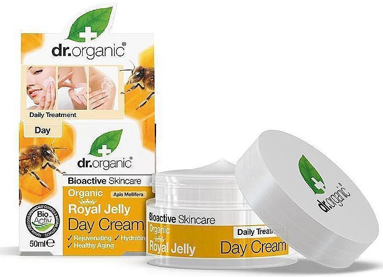 Royal Jelly Day Face Cream - Dr. Organic Bioactive Skincare Royal Jelly Day Cream — photo N1