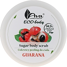 Guarana Body Scrub - Ava Laboratorium Eco Body Natural Sugar Scrub Guarana — photo N1