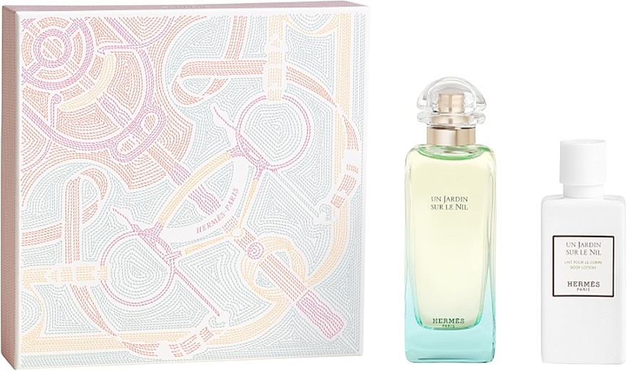 Hermes Un Jardin sur le Nil - Set (edt/100ml + b/lot/80ml) — photo N1