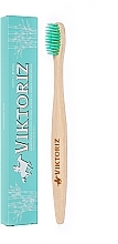 Bamboo Toothbrush "Mild & Gentle Cleansing" - Viktoriz Indiana — photo N1