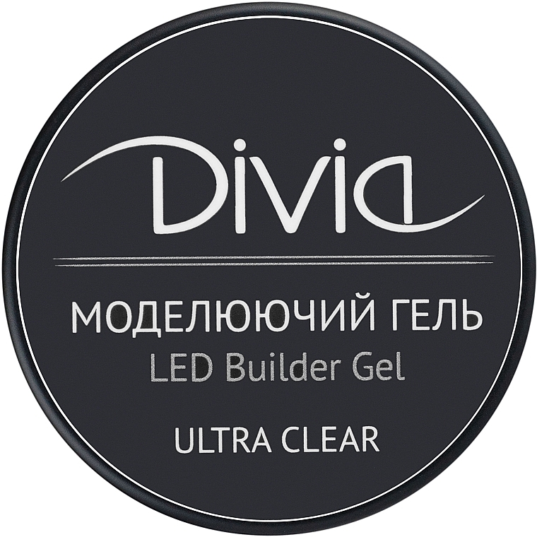 Modeling Nail Gel, Di1105 - Divia LED Builder Gel — photo N2