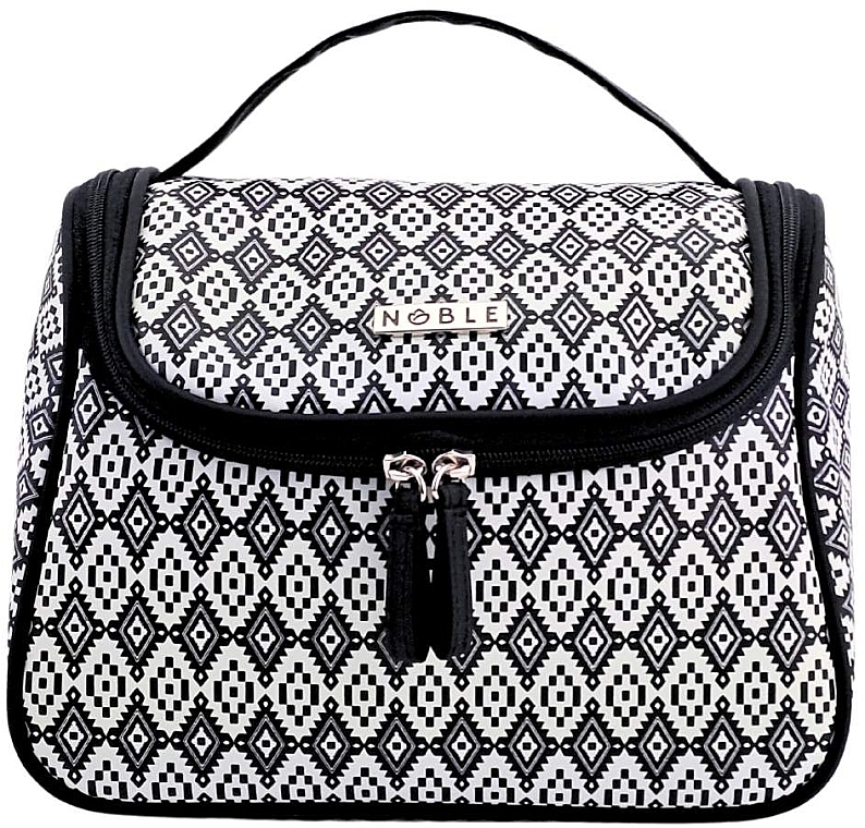 Cosmetic Bag, black and white - Noble Black & White BW002 — photo N3