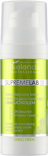 Normalizing & Moisturizing Bakuchiol Cream - Bielenda Professional Supremelab Sebio Derm — photo N1