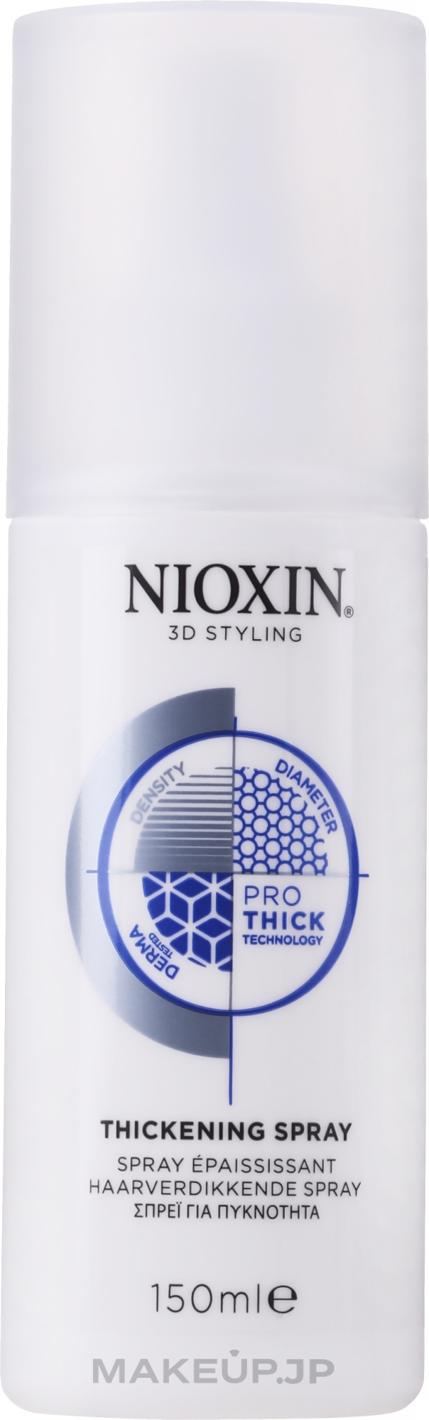 Hair Volume Spray - Nioxin 3D Styling Thickening Spray — photo 150 ml