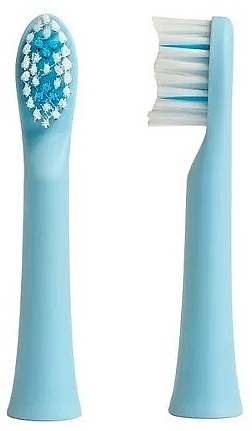 Kids Electric Toothbrush Heads, blue - Smiley Light Kids — photo N1