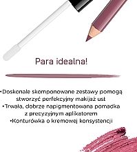 Set - Eveline Cosmetics Oh! My Lips (lipstick/4.5/g + l/pencil/1/g) — photo N2