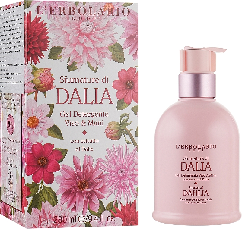 Cleansing Face & Body Gel ‘Dahlia’ - L'erbolario Gel Detergente Viso & Mani Sfumature Di Dalia — photo N1
