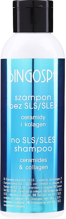 Collagen Hair Shampoo - BingoSpa Shampoo Wwithout SLES/SLS Collagen — photo N1