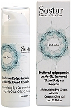 Fragrances, Perfumes, Cosmetics Moisturizing Eye Cream "Silk and Olives" - Sostar Silk & Olive Moisturizing Eye Cream 