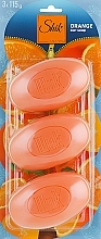 Fragrances, Perfumes, Cosmetics Toilet Soap in Blister "Orange" - "Chic"