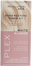 Hair Color Enhancer Set - Revolution Haircare Plex Bond Restore Toner Kit — photo N1