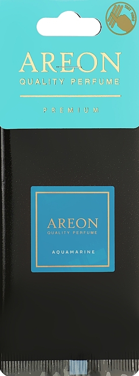 Aquamarine Car Air Freshener - Areon Mon Premium Aquamarine  — photo N1