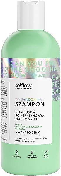 Post Keratin Smoothing Shampoo - So!Flow by VisPlantis Smoothing Shampoo — photo N1