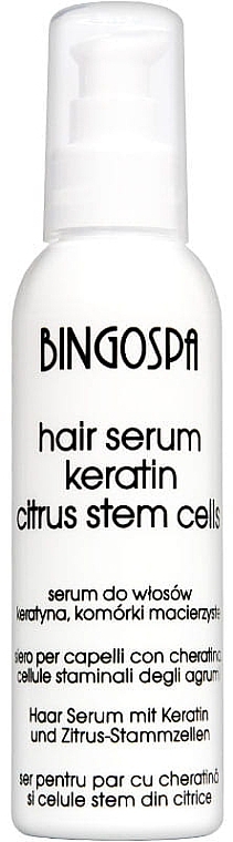Keratin & Citrus Stem Cells Serum-Conditioner - BingoSpa Serum-Conditioner Keratin — photo N1