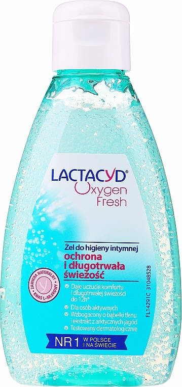 Refreshing Intimate Wash "Oxygen Fresh" - Lactacyd Body Care Intimate Hygiene Gel — photo N1