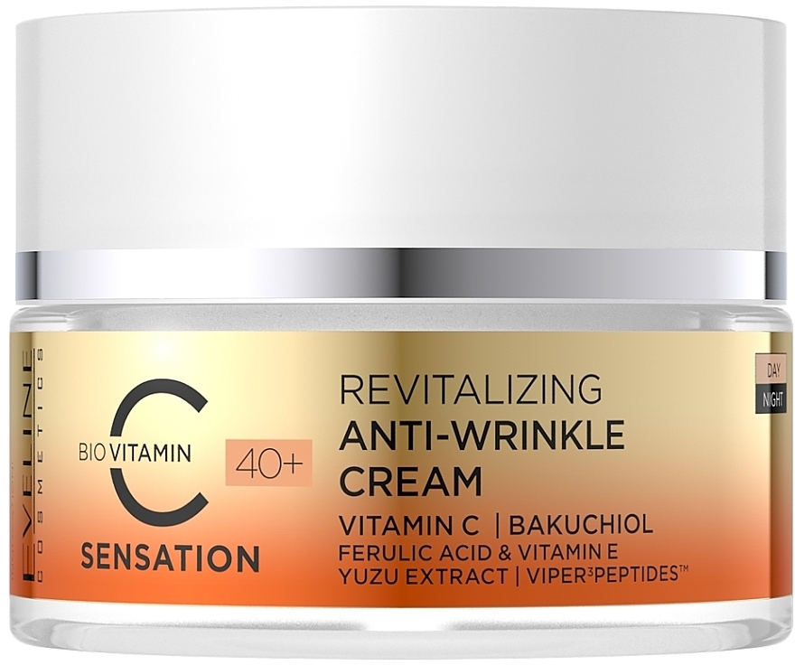 Revitalizing Anti-Wrinkle Cream 40+ - Eveline Cosmetics C Sensation Revitalizing Anti-Wrinkle Cream 40+ — photo N2
