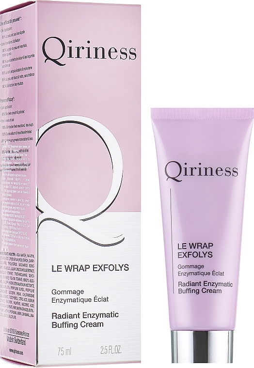 Double Action Scrub - Qiriness Radiant Enzymatic Buffing Cream — photo N1