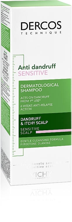 Anti-Dandruff Shampoo - Vichy Dercos Anti Dandruff Sulphate Free Shampoo — photo N2