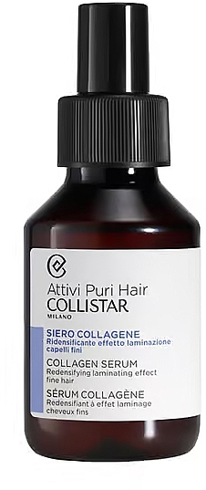 Hair Laminating Serum - Collistar Attivi Puri Hair Collagen Serum Redensifying Laminating Effect — photo N1