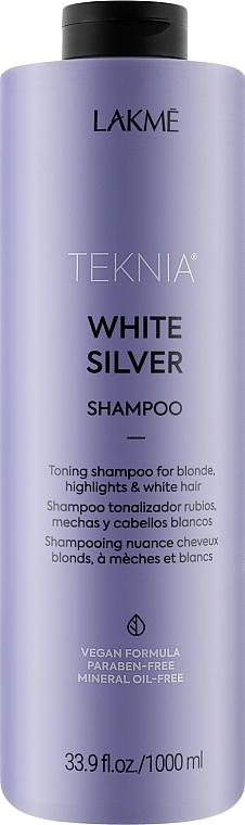 Toning Anti-Yellow Hair Cream - Lakme Teknia White Silver Shampoo — photo N4