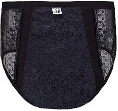 Women Menstrual Slip Panties + "Relax", black - BNB — photo N4