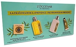 Set - L'Occitane En Provence Verbena Set (sh/gel/70ml + b/milk/70ml + h/cr/30ml + soap/50g) — photo N2