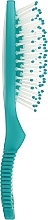 7-Row Massage Hair Brush, turquoise - Titania — photo N4